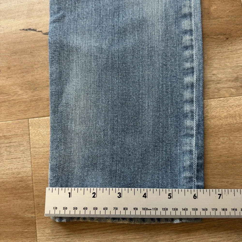 Diesel D-Bazer Jeans Men 29x32 Blue Regular Tapered Light Wash Distressed 084DD
